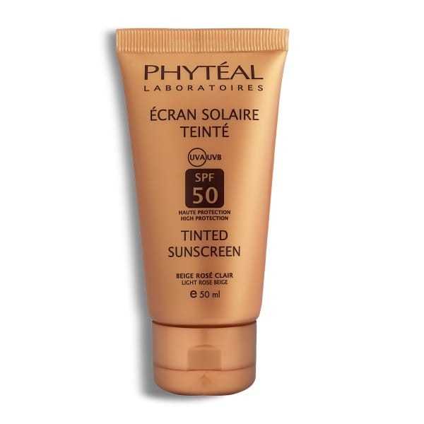Phyteal Écran Solaire Teinté Beige Rosé SPF50 – Haute Protection