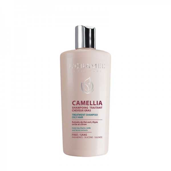 L'Oramel Camellia – Shampooing Régulateur Cheveux Gras 300ml