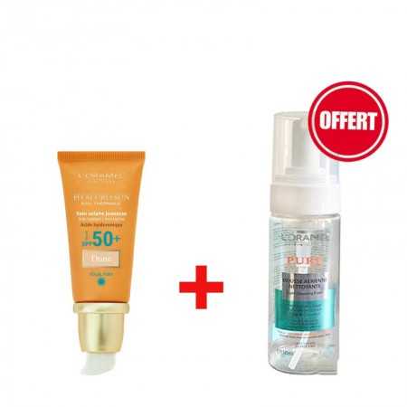 RayaPara - Pack L'Oramel Écran Solaire Teinté Dune SPF50+ 40ml + Mousse Nettoyante 150ml Offerte - Parapharmacie au Meilleur Pri RayaPara - Pack L'Oramel Écran Solaire Teinté Dune SPF50+ 40ml + Mousse Nettoyante 150ml Offerte - Parapharmacie au Meilleur Pri