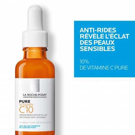 RayaPara - La Roche-Posay Pure Vitamin C10 – Sérum Éclat Anti-Rides 30ml - Parapharmacie au Meilleur Prix en Tunisie ! RayaPara - La Roche-Posay Pure Vitamin C10 – Sérum Éclat Anti-Rides 30ml - Parapharmacie au Meilleur Prix en Tunisie !
