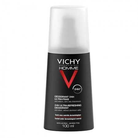 RayaPara - Vichy Homme Déodorant 24h Ultra-frais Spray – 100 ml - Parapharmacie au Meilleur Prix en Tunisie ! RayaPara - Vichy Homme Déodorant 24h Ultra-frais Spray – 100 ml - Parapharmacie au Meilleur Prix en Tunisie !