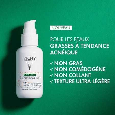 RayaPara - Vichy Capital Soleil UV-CLEAR Fluide Solaire Anti-Imperfections SPF50+ - Parapharmacie au Meilleur Prix en Tunisie ! RayaPara - Vichy Capital Soleil UV-CLEAR Fluide Solaire Anti-Imperfections SPF50+ - Parapharmacie au Meilleur Prix en Tunisie !