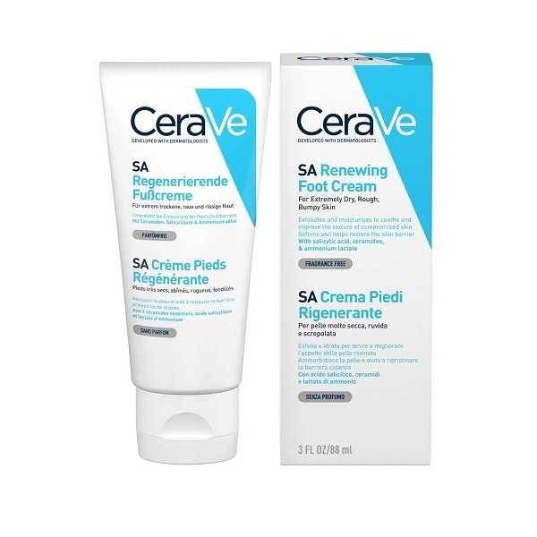 CeraVe SA Crème Pieds Régénérante – 88 ml