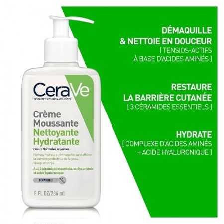 RayaPara - CeraVe Crème Moussante Nettoyante Hydratante – 236 ml - Parapharmacie au Meilleur Prix en Tunisie ! RayaPara - CeraVe Crème Moussante Nettoyante Hydratante – 236 ml - Parapharmacie au Meilleur Prix en Tunisie !