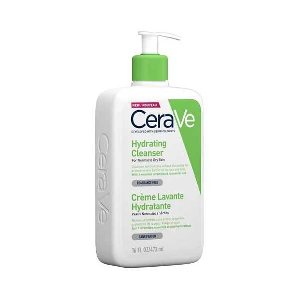 CeraVe Crème Moussante Nettoyante Hydratante – 437 ml
