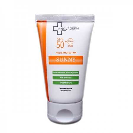 RayaPara - INNOVADERM Sunny Anti Brillance Peau Grasse SPF 50+ - Parapharmacie au Meilleur Prix en Tunisie !