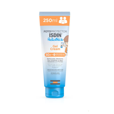RayaPara - Isdin Fotoprotector Pediatrics Gel Cream Wet Skin SPF50 250ml - Parapharmacie au Meilleur Prix en Tunisie !