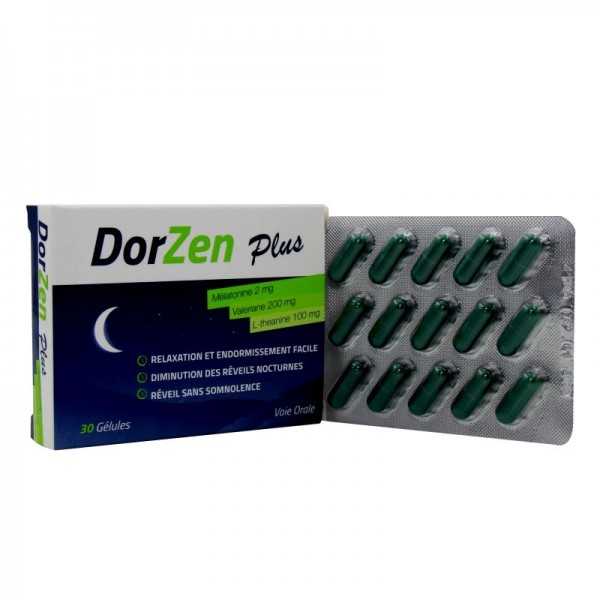 Xen DorZen Plus Complément alimentaire troubles de sommeil 30 gélules