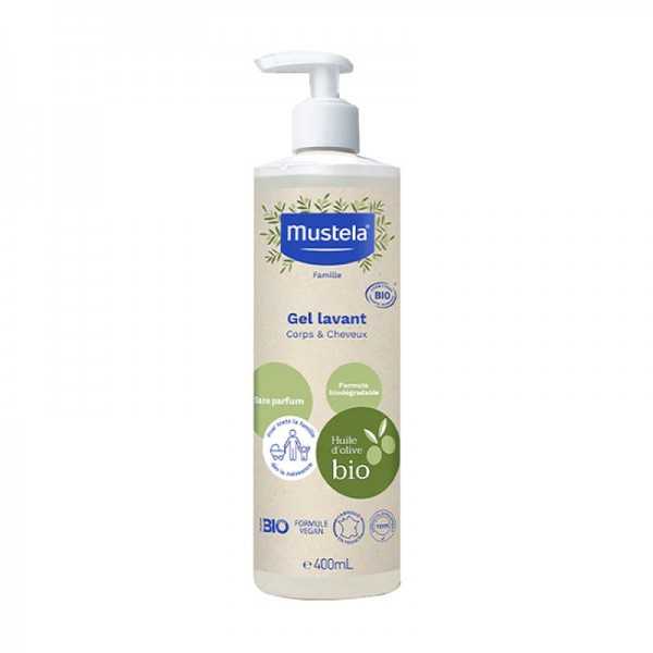Mustela Gel lavant Corps & Cheveux 400ml
