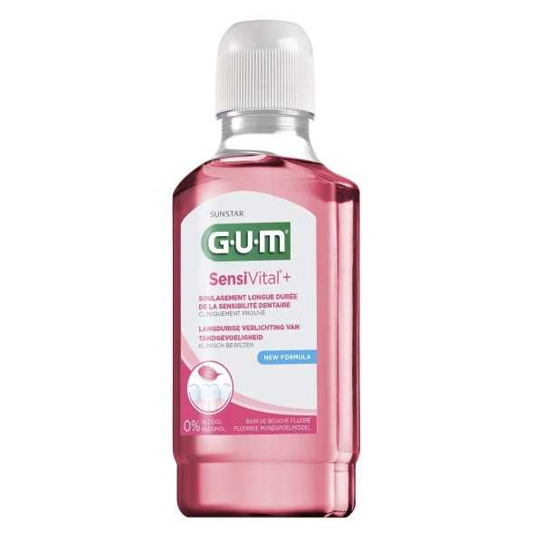 GUM SENSIVITAL+ Bain De Bouche Fluoré Dents Sensibles
