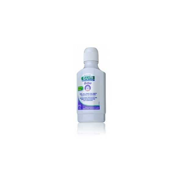 GUM ortho bain de bouche anti-plaque 300ml