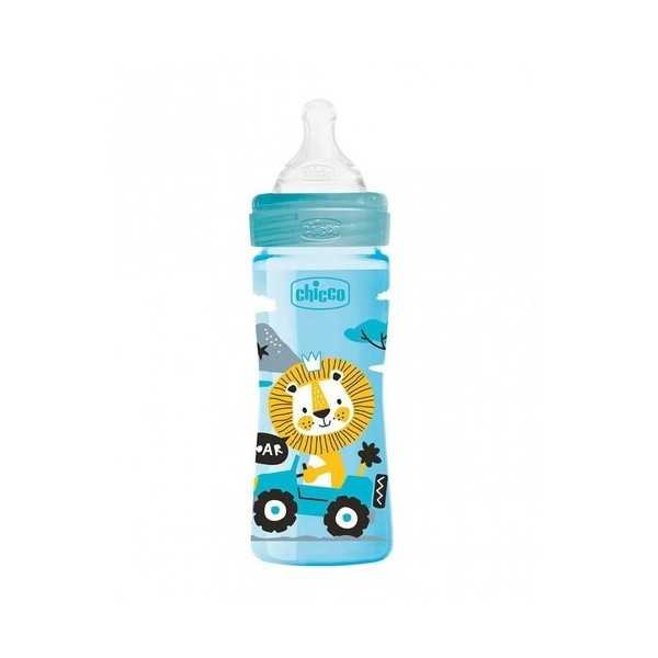 Chicco Biberon Well Being Bleu 2M+ 150ml