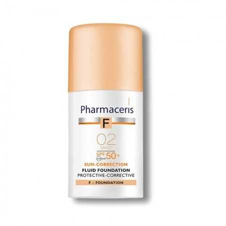 RayaPara - Pharmaceris F Fond de Teint Protecteur SPF 50 - Sand 02 - Parapharmacie au Meilleur Prix en Tunisie !