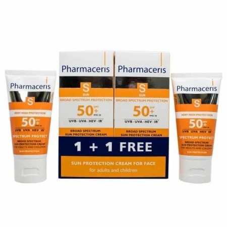 RayaPara - Pharmaceris - S sun broad spectrum protection cream spf50+ 50ml + 1 gratuit - Parapharmacie au Meilleur Prix en Tunis