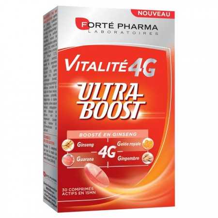 RayaPara - Forté Pharma Vitalité 4G Ultra Boost 30 Comprimés - Parapharmacie au Meilleur Prix en Tunisie ! RayaPara - Forté Pharma Vitalité 4G Ultra Boost 30 Comprimés - Parapharmacie au Meilleur Prix en Tunisie !