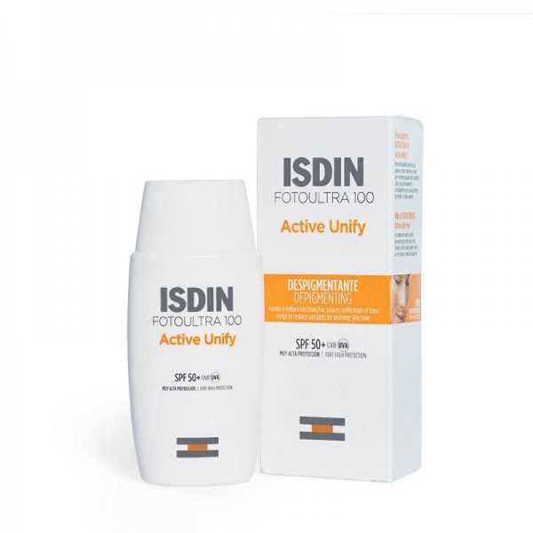 Isdin FotoUltra 100 Active Unify – Solaire Dépigmentant SPF50+