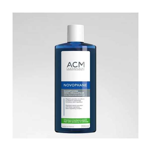 ACM Novophane Shampooing Sébo-Régulateur – Cheveux Gras – 200 ml