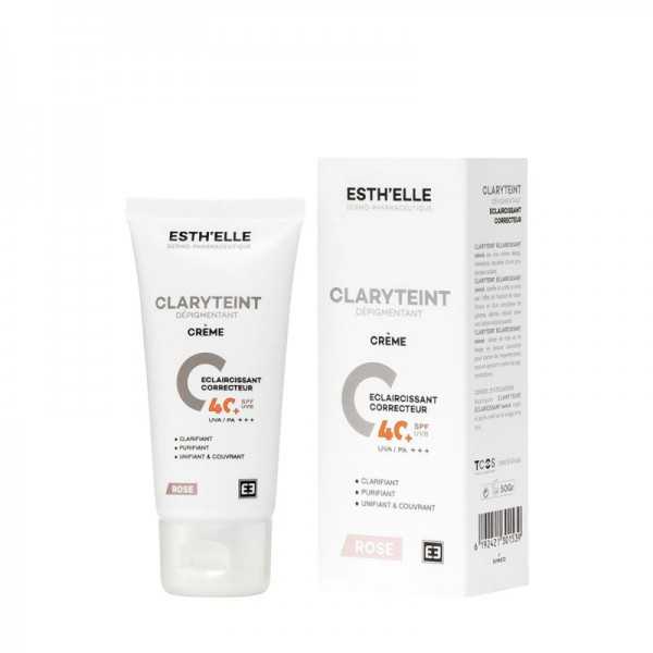 Esth’elle Claryteint Rose – Crème Teintée Éclaircissante Anti-Taches 50gr
