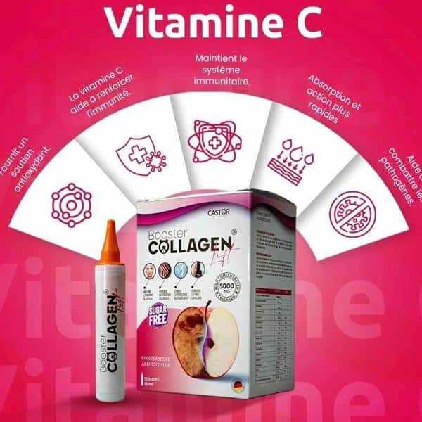 Castor Booster Collagen – 12 Shots Anti-Âge à Boire (12x15ml)