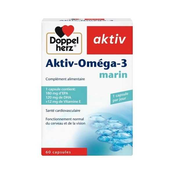 Aktiv Oméga‑3 Marin – 60 capsules