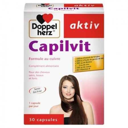 RayaPara - Aktiv Capilvit – Complément Cheveux Forts & Brillance – 30 comprimés - Parapharmacie au Meilleur Prix en Tunisie ! RayaPara - Aktiv Capilvit – Complément Cheveux Forts & Brillance – 30 comprimés - Parapharmacie au Meilleur Prix en Tunisie !