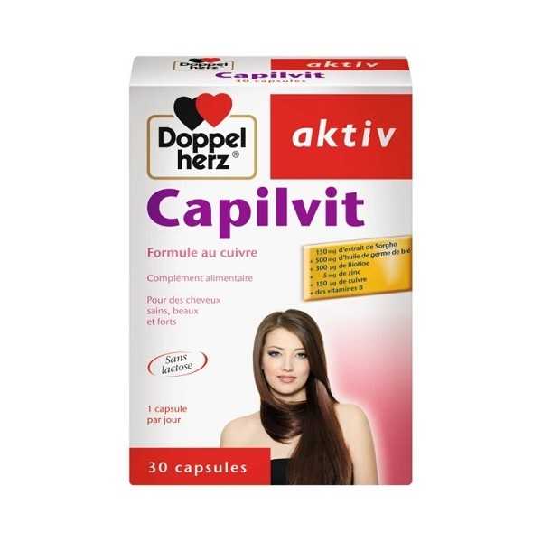 Aktiv Capilvit – Complément Cheveux Forts & Brillance – 30 comprimés