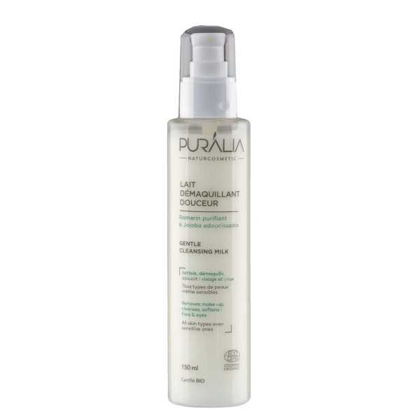 PURALIA Lait Démaquillant Douceur – Jojoba & Romarin – 150 ml