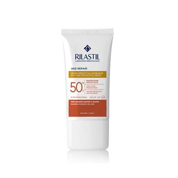 Rilastil Age Repair Écran Crème SPF50+ – Soin solaire anti-âge visage