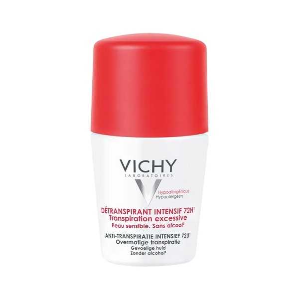 Vichy Détranspirant Intensif 72h – Roll-on 50ml