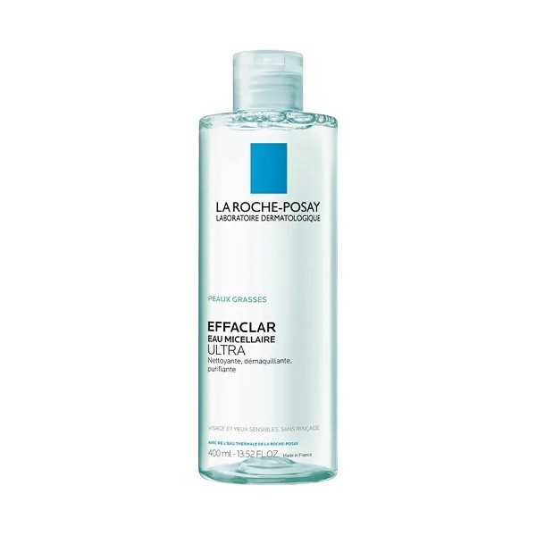 La Roche-Posay Effaclar Eau Micellaire Ultra Peaux Grasses 400ml – Nettoyant & Démaquillant Visage