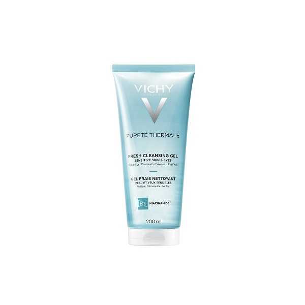 Vichy Pureté Thermale Gel Frais Nettoyant 200 ml – Peaux & Yeux Sensibles