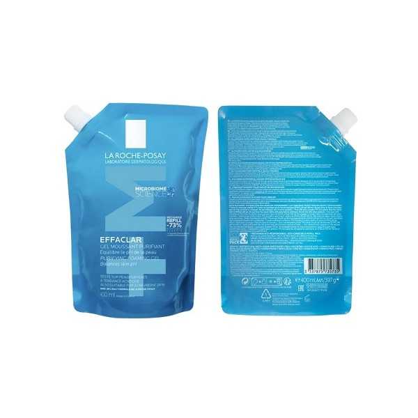 La Roche-Posay Effaclar Gel Moussant Purifiant – Recharge Éco 400 ml