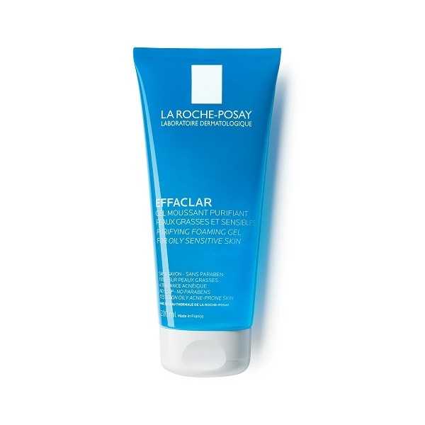 La Roche-Posay Effaclar Gel Moussant Purifiant 200 ml – Peaux Grasses et Sensibles