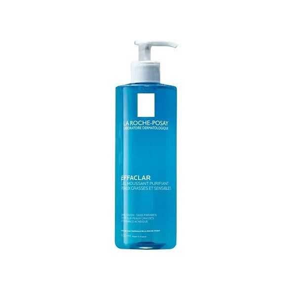 La Roche-Posay Effaclar Gel Moussant Purifiant 400 ml – Peaux Grasses et Sensibles